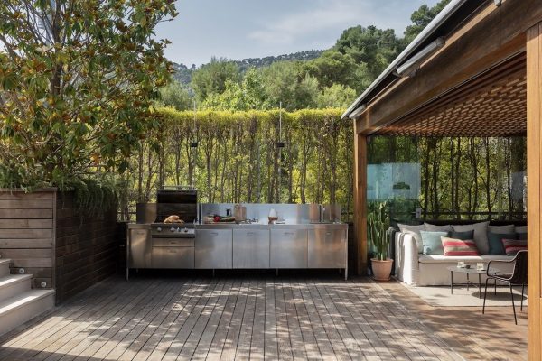 luxury exclusive penthouse barcelona bbq and private pool