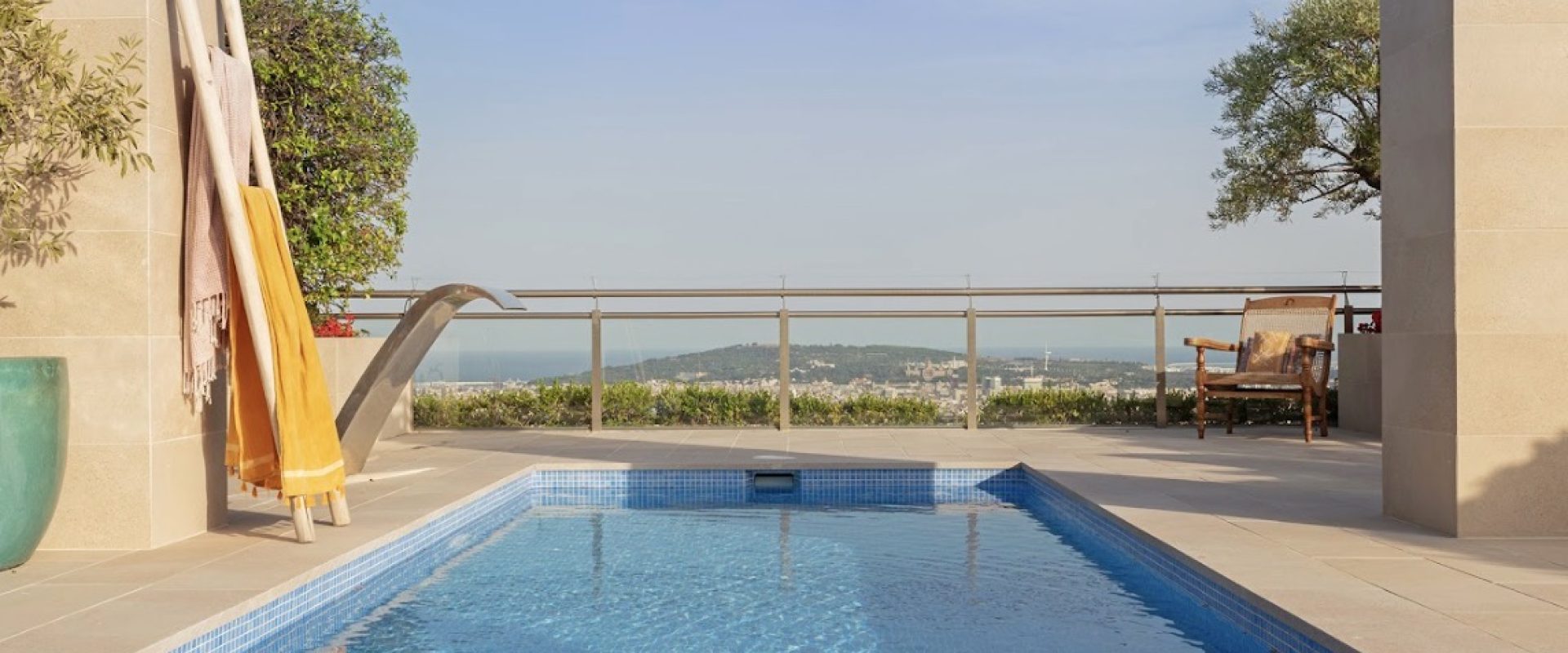Luxury penthouse Barcelona private pool